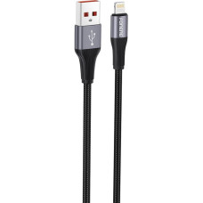 Foneng X112 USB-A to Lightning cable 2.4A, 1m (black)