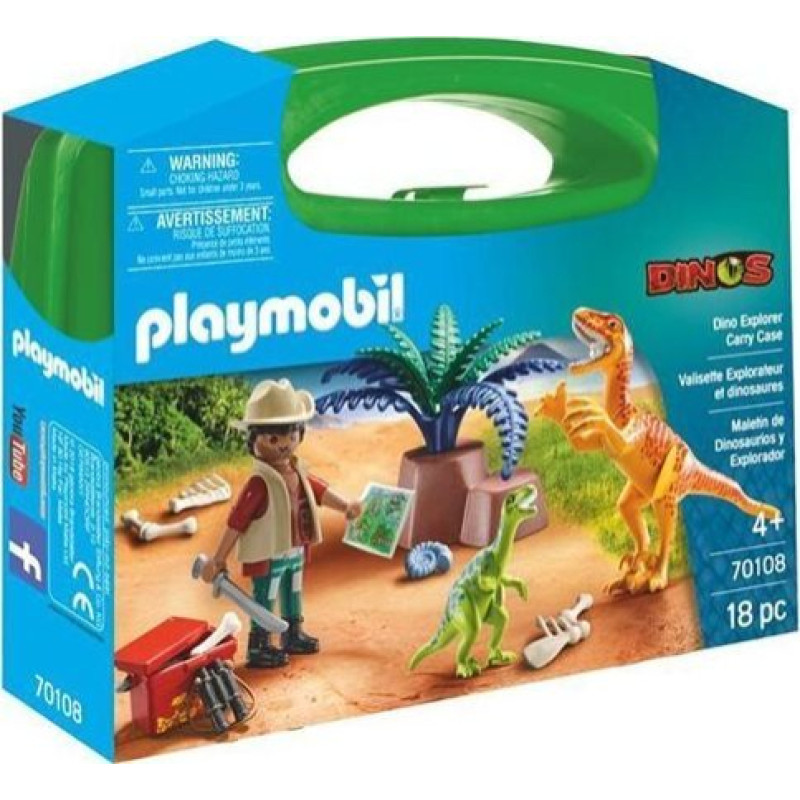 Playmobil 70108 - Dino Explorer Carry Case A+