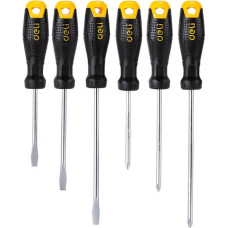 Screwdriver set Deli Tools EDL620006, with magnet, 6 pieces