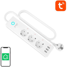 Gosund P1 PLUS smart WiFi power strip (4x AC schuko, 3x USB-A) Tuya