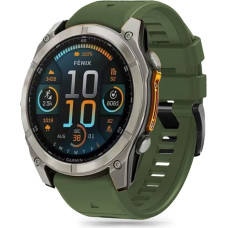 Tech-Protect Silicone Line Strap for Garmin Fenix 5 | 6 | 6 Pro | 7 | 8 (47 mm) | E - Green