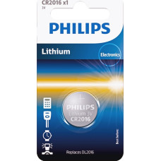 Battery PHILIPS CR2016 Minicells Lithium 1pc Blister