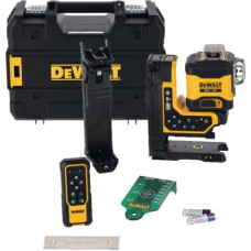 Dewalt-Maszyny ar akumulatoru darbināms, pašizlīdzinošs 3 staru 360° lāzers ar zaļo staru līdz 80m, 18V XR DeWALT [DCLE34035B-XJ] Li-Ion