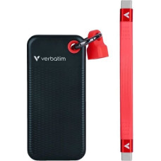 Verbatim Dysk SSD 1TB - brelok do kluczy  z kablem USB 3.2 gen.2 czarno-czerwony|black-red 32192