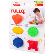 Sensory balls, shapes 5 pcs. AM Tullo colorful 420