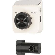 70mail Dash Cam A400 QHD + Rear Cam RC09 Set Ivory