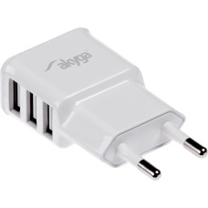 Wall charger Akyga AK-CH-05 15W 3x USB-A 5V | 3.1A white