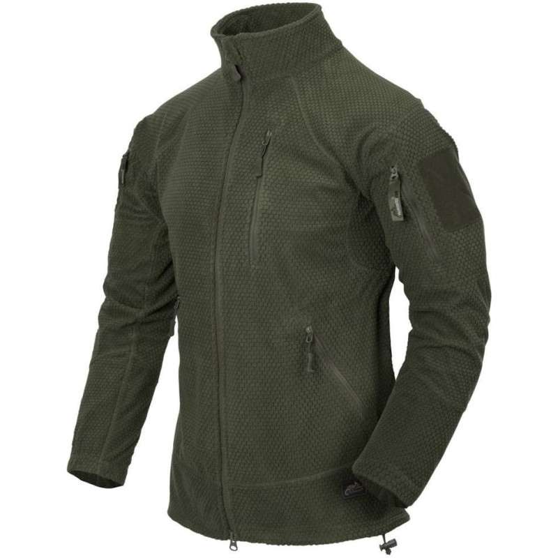 Helikon - Alpha Tactical Grid flīsa jaka - olīvzaļa - BL-ALT-FG-02 (L)
