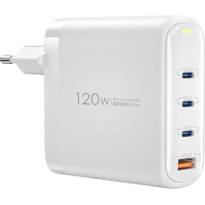 Wiwu 120W GaN Charger| EU plug Wi-U020 white