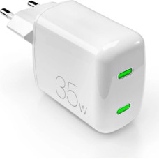 Puro Elektrik Puro MiniPro 35W GaN 2xUSB-C Wall Charger - White