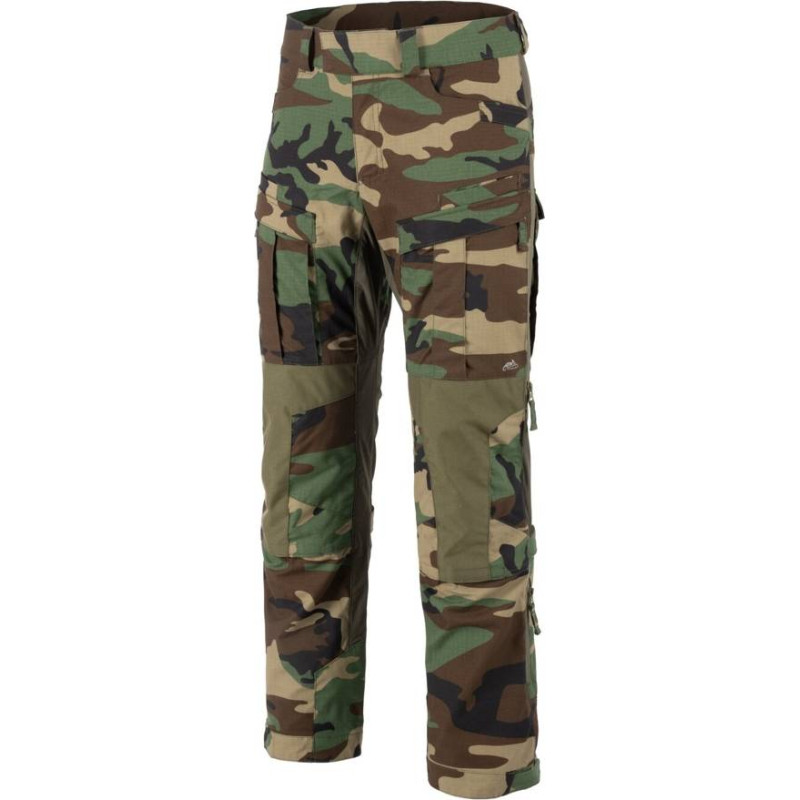 Helikon - MCDU taktiskās bikses - Woodland/Olive Green - SP-MCD-SP-0302A (L)