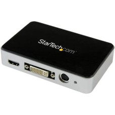 Startech .com HDMI Video Capture Device - 1080p - 60fps Game Capture Card - USB Video Recorder - with HDMI DVI VGA (USB3HDCAP) - video capture adapter - USB 3.0