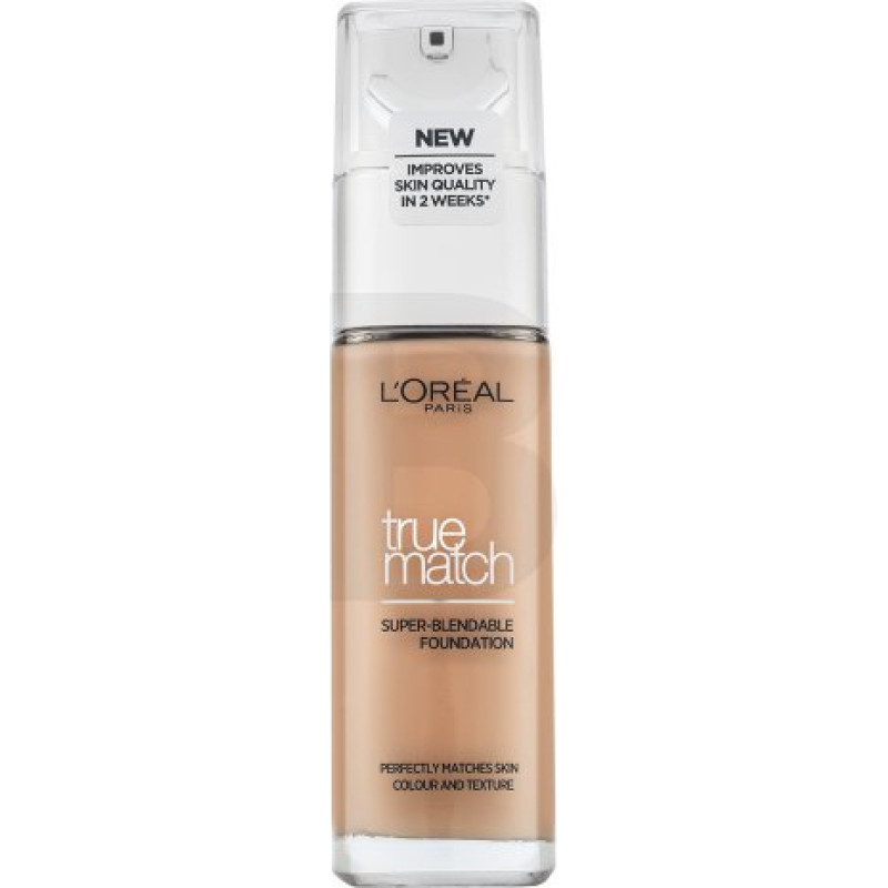 L´oréal Paris True Match Super-Blendable Foundation šķidrais make-up ādas tonim izlīdzināt 3D|3W Golden Beige 30 ml