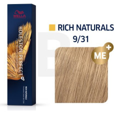 Wella Professionals Koleston Perfect Me+ Rich Naturals profesionāla permanentā matu krāsa 9|31 60 ml