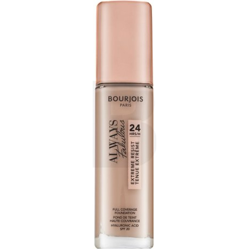 Bourjois Always Fabulous 24HRS Extreme Resist Foundation šķidrais grims ādas toņa izlīdzināšanai 100 Rose Ivory 30 ml