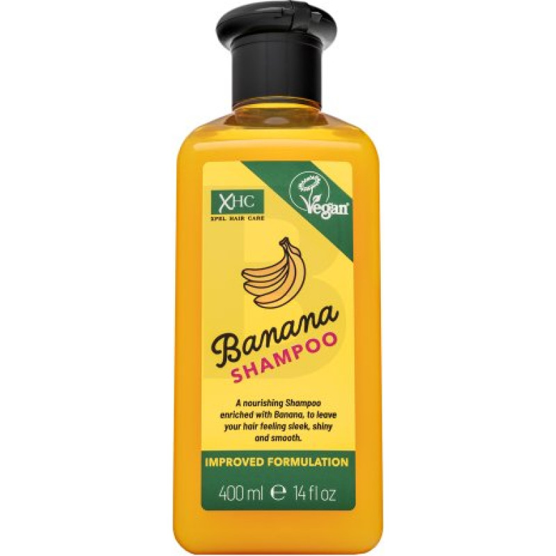 Xpel Hair Care Banānu šampūns barojošs šampūns mīkstiem un spīdīgiem matiem 400 ml