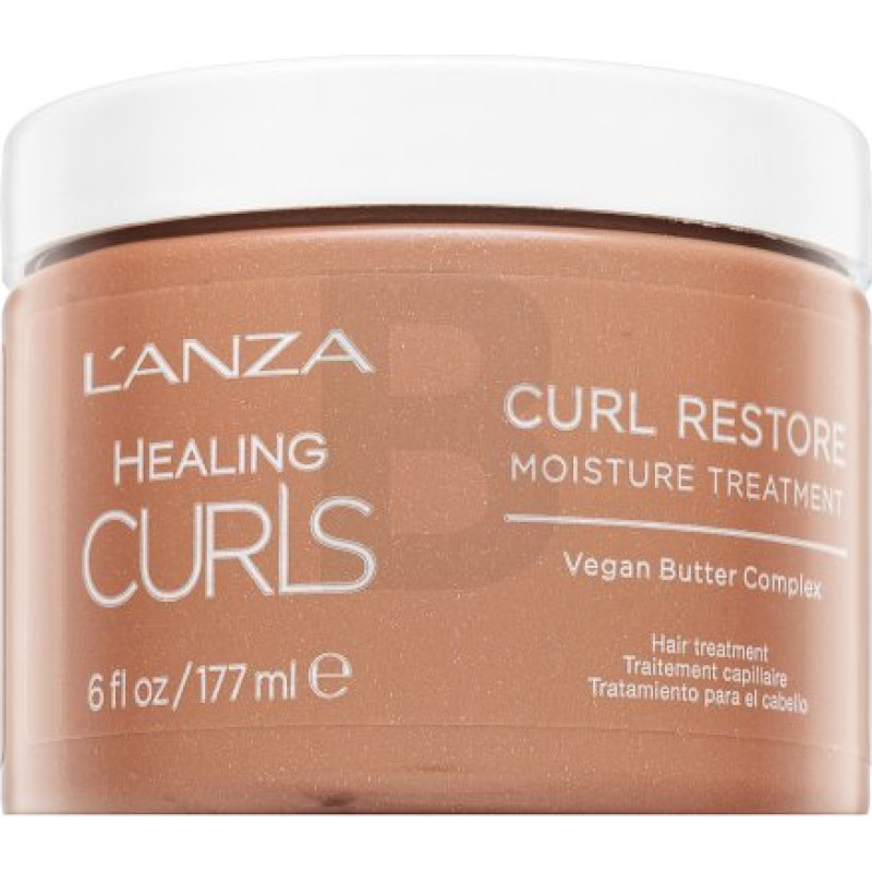 L’anza L'ANZA Healing Curls Curl Restore Moisture Treatment stiprinoša maska viļņainiem un cirtainiem matiem 177 ml