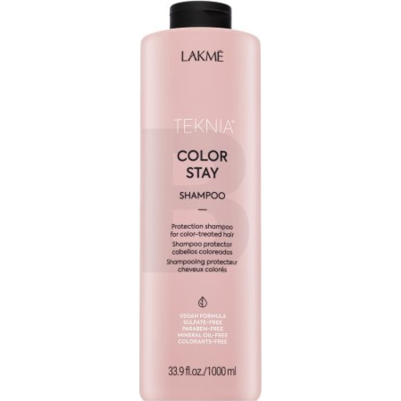 Lakmé Teknia Color Stay šampūns barojošs šampūns krāsotiem matiem 1000 ml