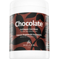 Kallos Chocolate Full Repair Hair Mask stiprinoša maska ļoti bojātiem matiem 1000 ml