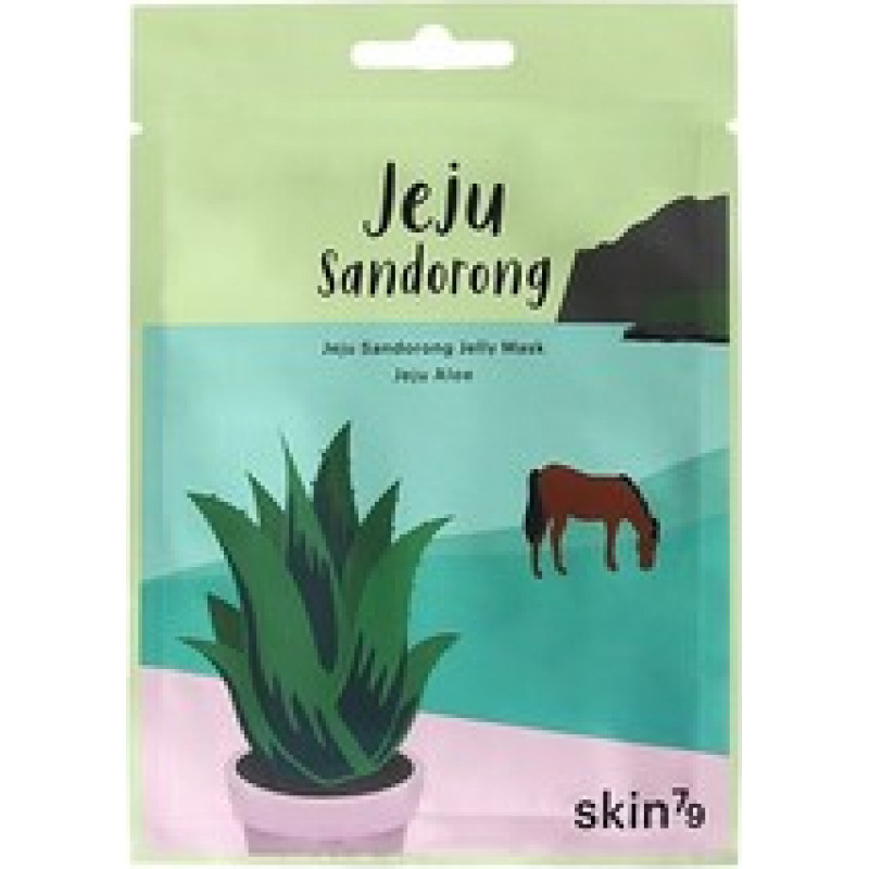 Skin79 Jeju Sandorong Jelly Mask  - Zklidňující látková maska s aloe vera