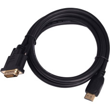 TB HDMI-DVI Cable 1.8 m. gold platted, DVI 24+1