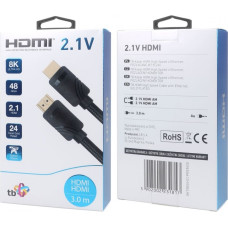 TB Cable HDMI v 2.1 premium 3 m 8K Black Made for players