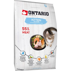 Ontario Sausā barība kaķēniem - Ontario Cat Kitten Salmon, 6.5 kg