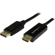 Startech .com 5m (16 ft) DisplayPort to HDMI Adapter Cable - 4K DisplayPort to HDMI Converter Cable - Computer Monitor Cable (DP2HDMM5MB) - video cable - DisplayPort | HDMI - 5 m