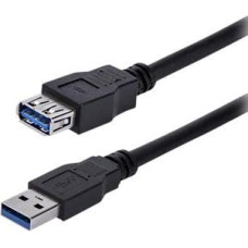 Startech .com 1m Black SuperSpeed USB 3.0 Extension Cable A to A - Male to Female USB 3 Extension Cable Cord 1 m (USB3SEXT1MBK) - USB extension cable - USB Type A to USB Type A - 1 m