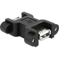 DeLOCK - USB-Adapter - USB Typ A 4-pin (W) - USB Typ A 4-pin (W) - Black (65559) 4043619655595