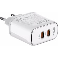 Wall charger LDNIO A2528M 2USB-C for Apple + USB-C - Lightning Cable