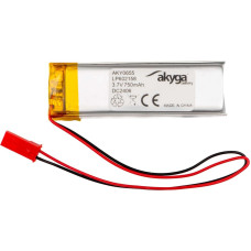 Lithium Polymer Battery Akyga AKY0655 LP602158 Li-Po 3.7V | 750mAh PCM JST 2.54 2Pin Connector 150mm