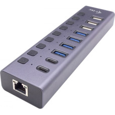 I-Tec Hub USB 3.0|USB-C 9 ports LAN + Power Adapter 60W