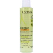 A-Derma Exomega Control 2in1 Emollient Cleansing Gel 200ml