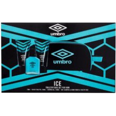 Umbro Ice Gift 3 Piece Toiletry Set for Him with toiletry bag Christmas Gift