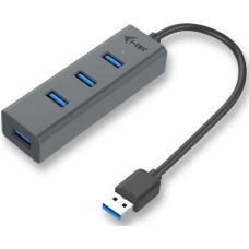 I-Tec USB 3.0 Metal 4-port passive USB HUB, 4x port USB 3.0