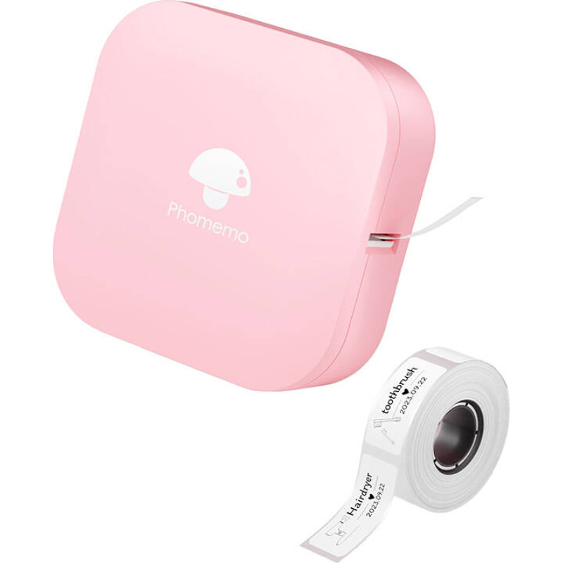 Phomemo D30 Portable Label Printer (pink)