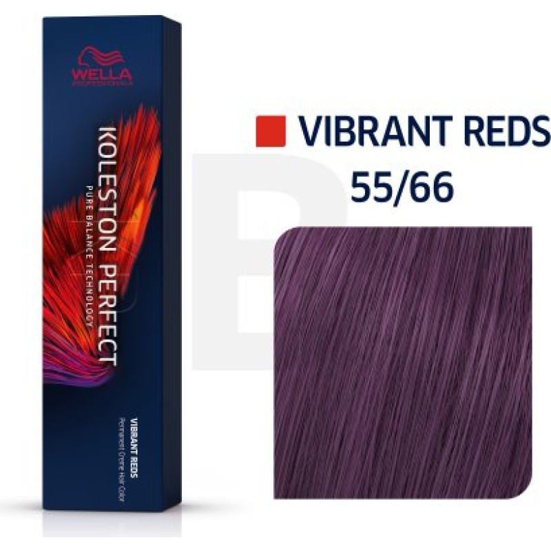 Wella Professionals Koleston Perfect Me Vibrant Reds profesionāla permanentā matu krāsa 55|66 60 ml