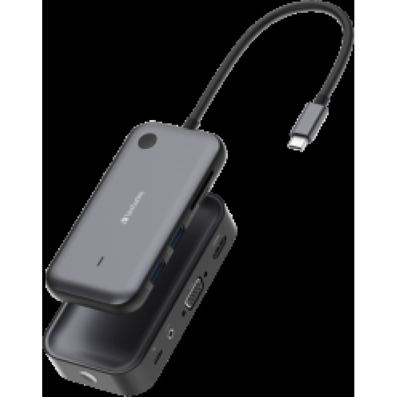 USB-C centrmezgls un bezvadu displeja adapteris Verbatim 32146V