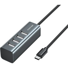 Awei HUB CL-122T 4xUSB-A|USB-C czarny|black
