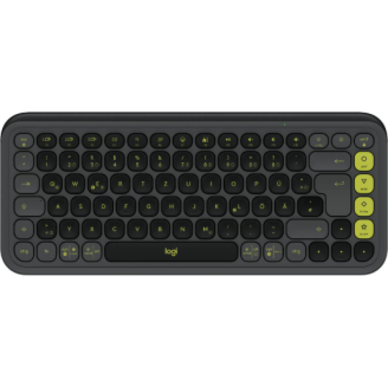 Klaviatūra Logitech POP ICON KEYS Graphite Green US