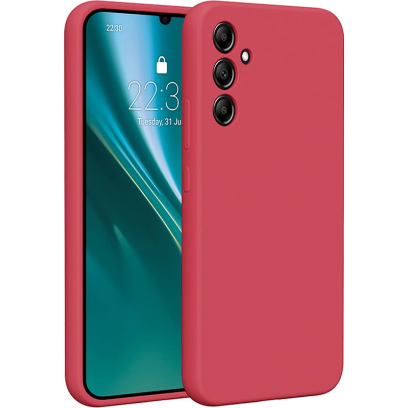 Etteri Silicone case for Samsung Galaxy A34 5G raspberry