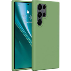 Etteri Silicone case for Samsung Galaxy S25 Ultra light green
