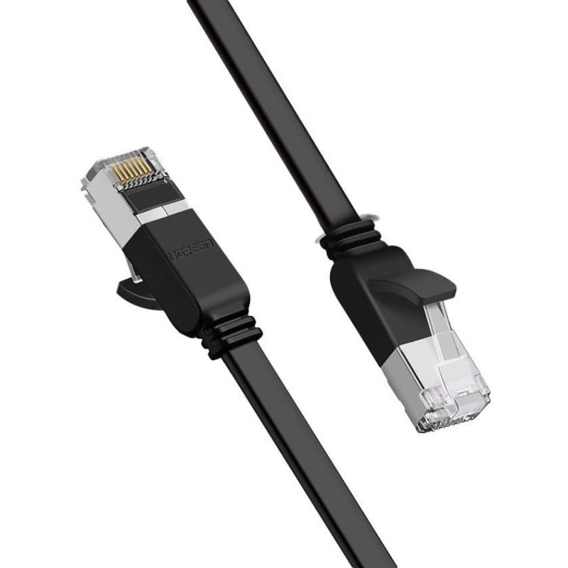 Ugreen Plakans patch vadu kabelis Ethernet tīkla kabelis RJ45 Cat 6 UTP 1000 Mbps 5 m