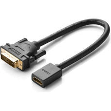 Ugreen HDMI (sieviete)–DVI (vīrietis) adapteris 0,15 m melns