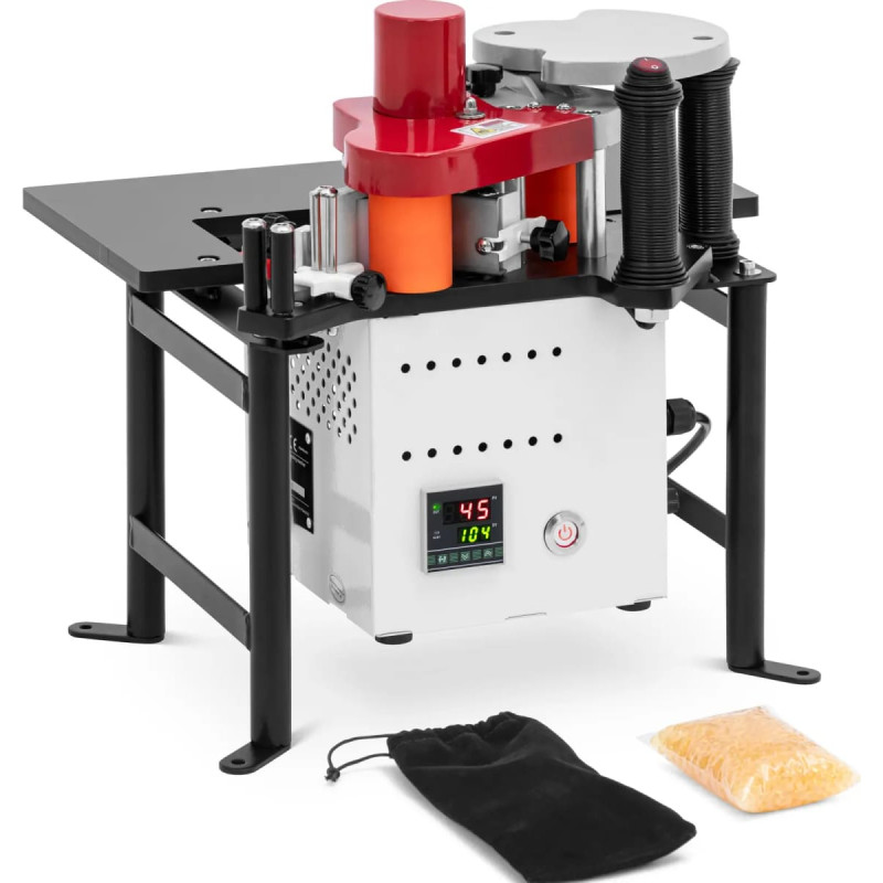 MSW Malu aplīmē&scaron;anas ma&scaron;īna mēbeļu malām, koka, finiera, PVC, ABS, mobilā, 0,3-3 mm, 765 W