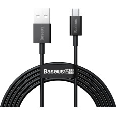 Baseus Superior USB-A - micro USB 2A 2m kabelis - melns