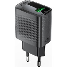 Acefast A90 GaN USB-A QC 18W sienas lādētājs - melns