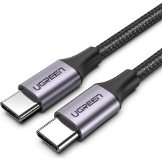 Ugreen Kabelis USB-C 3.1 - USB-C 3.1 1,5 m - pelēks
