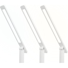 LTC LED desk Lamp 10W, 3000|4500|6000K, induction charging, touch control, dimmer, white,  LTC